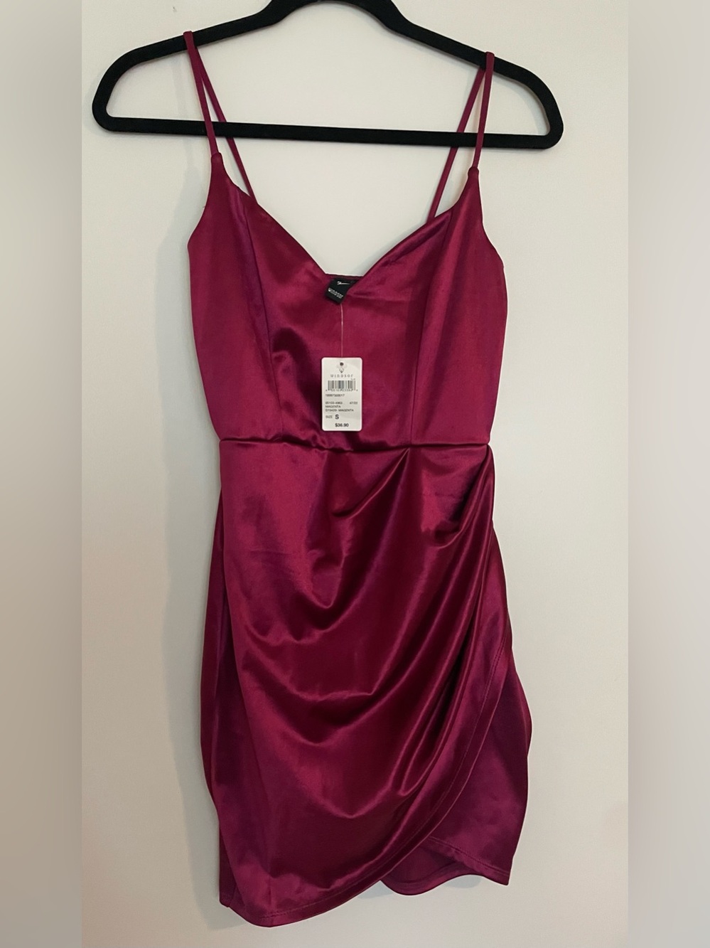 Windsor Satin Sweatheart Neckline Mini Dress - NWT - Size S - Picture 2 of 5